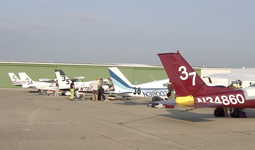 parked aircraft