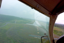 Landing at St. John Airport